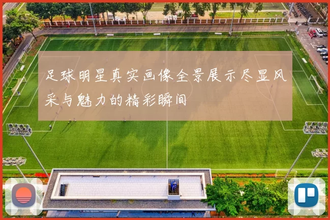足球明星真实画像全景展示尽显风采与魅力的精彩瞬间